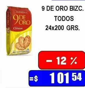 Dulcenter 9 de oro bizc. todos oferta