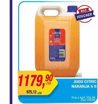 Maxiconsumo Jugo citric naranja oferta