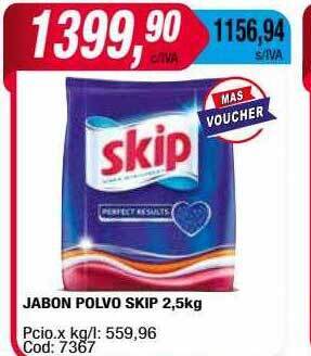 Maxiconsumo Jabon polvo skip oferta