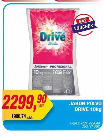 Maxiconsumo Jabon polvo drive oferta