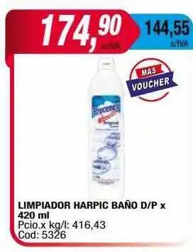 Maxiconsumo Limpiador harpic baño d-p oferta