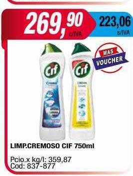 Maxiconsumo Limp.cremoso cif oferta