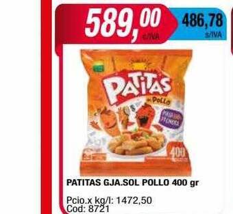 Maxiconsumo Patitas gja.sol pollo oferta