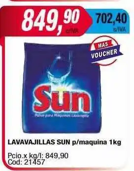 Maxiconsumo Lavavajillas sun p-maquina oferta