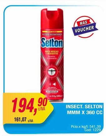 Maxiconsumo Insect. selton mmm x 360 cc oferta