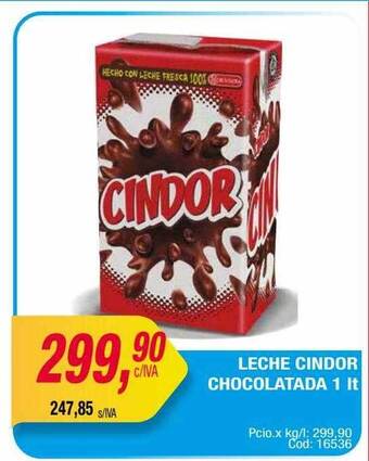 Maxiconsumo Leche cindor chocolatada oferta