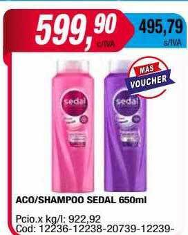 Maxiconsumo Aco-shampoo sedal oferta