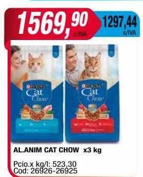 Maxiconsumo Al. anim cat chow oferta