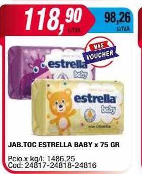 Maxiconsumo Jab. toc estrella baby oferta