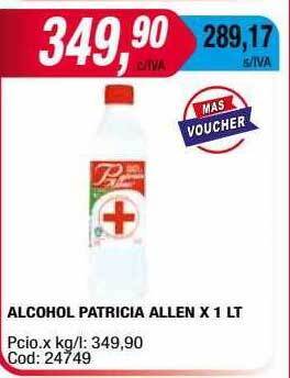 Maxiconsumo Alcohol patricia allen oferta