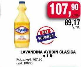 Maxiconsumo Lavandina ayudin clasica oferta