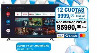 Maxiconsumo Smart tv 50 oferta
