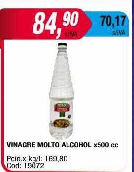 Maxiconsumo Vinagre molto alcohol oferta
