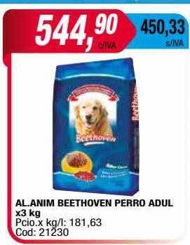 Maxiconsumo Al. anim beethoven perro adul oferta