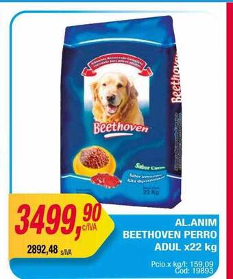 Maxiconsumo Al. anim beethoven perro adul oferta