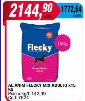 Maxiconsumo Al. anim flecky mix adulto oferta