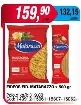 Maxiconsumo Fideos fid. matarazzo oferta
