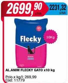 Maxiconsumo Al. anim flecky gato oferta