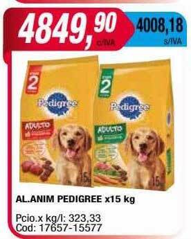 Maxiconsumo Al. anim pedigree oferta