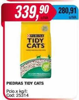 Maxiconsumo Piedras tidy cats oferta