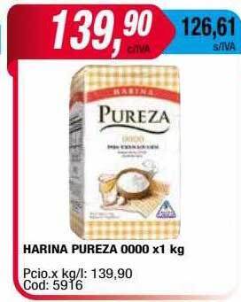 Maxiconsumo Harina pureza 0000 oferta