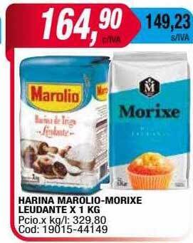 Maxiconsumo Harina marolio-morixe leudante oferta