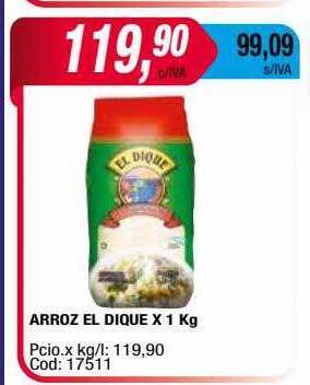 Maxiconsumo Arroz el dique oferta
