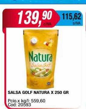 Maxiconsumo Salsa golf natura oferta