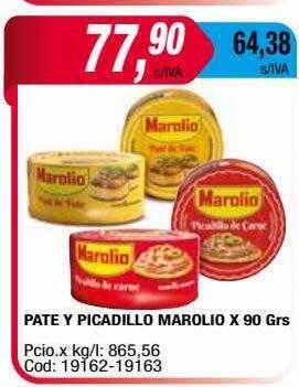 Maxiconsumo Pate y picadillo marolio oferta