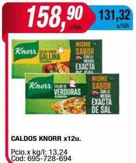 Maxiconsumo Caldos knorr oferta