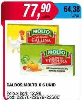 Maxiconsumo Caldos molto oferta