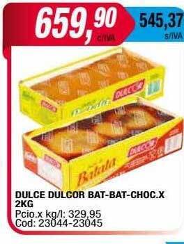Maxiconsumo Dulce dulcor bat-bat-choc oferta