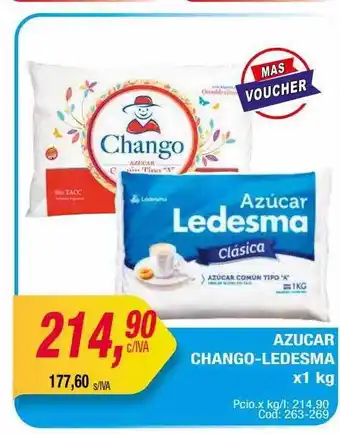 Maxiconsumo Azucar chango-ledesma oferta