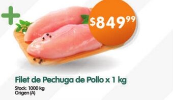 Supermercados Buenos Días Filet de Pechuga de Pollo x 1kg oferta