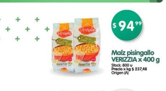 Supermercados Buenos Días Maíz Pisingallo Verizzia x 400g. oferta