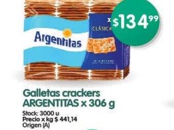 Supermercados Buenos Días Galletas Crackers Argentitas x 306g oferta