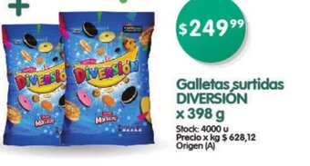 Supermercados Buenos Días Galletas Surtidas Diversion x 398g. oferta