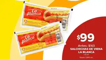 Super MAMI Salchichas De Viena La Blanca oferta