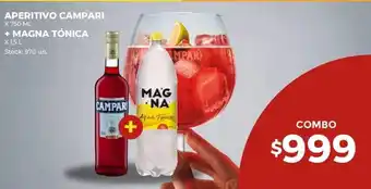 Super MAMI Aperitivo Campari+ Magna Tónica oferta