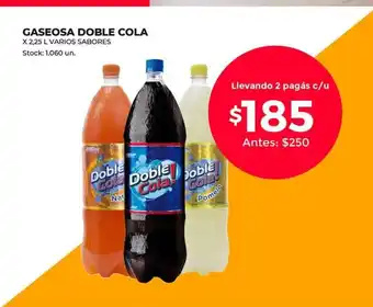 Supermercados Tadicor Geseosa Doble Cola oferta