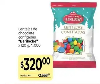 La Anonima Lentejas de chocolate confitadas Bariloche x 120g. oferta