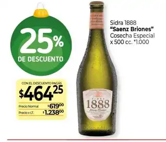 Sidra 1888 Saenz Briones x 500 cc
