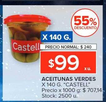 Carrefour Aceitunas verdes oferta