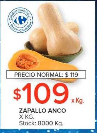 Carrefour Zapallo anco oferta
