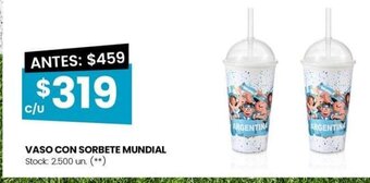 Changomas Vaso Con Sorbete Mundial oferta