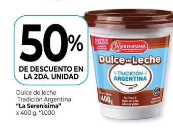 La Anonima Dulce de Leche Tradición Argentina La Serenísima oferta