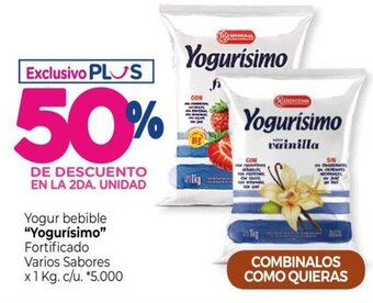 La Anonima Yogur Bebible Yogurísimo oferta