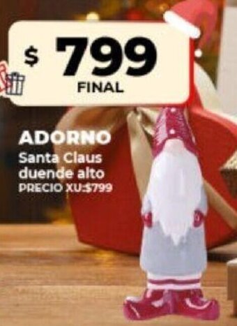 Supermayorista Vital Adorno Santa Claus Duende Alto oferta