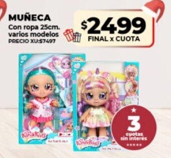 Supermayorista Vital Muñeca Con Ropa 25cm Varios Modelos oferta