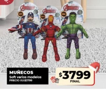 Supermayorista Vital Muñecos Soft Varios Modelos oferta